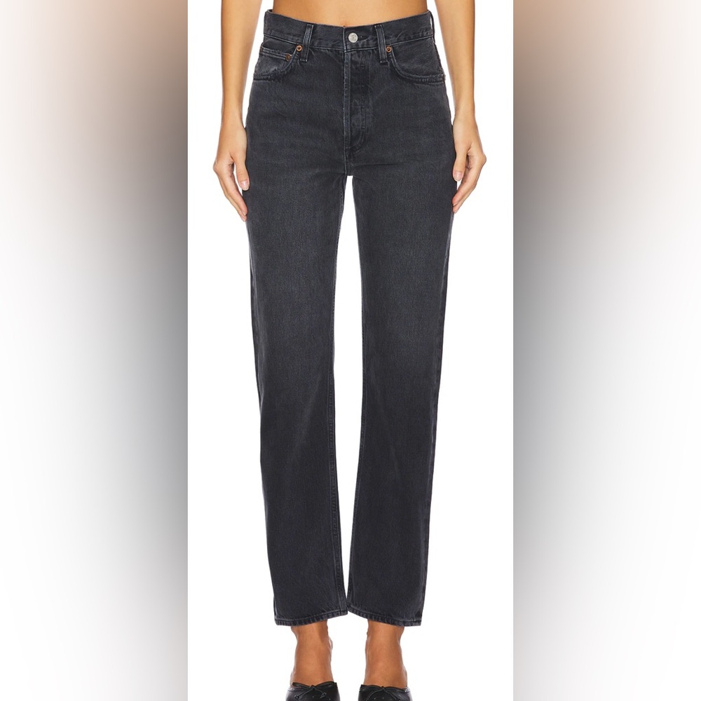 Agolde Pinch Waist High Rise Straight Jeans